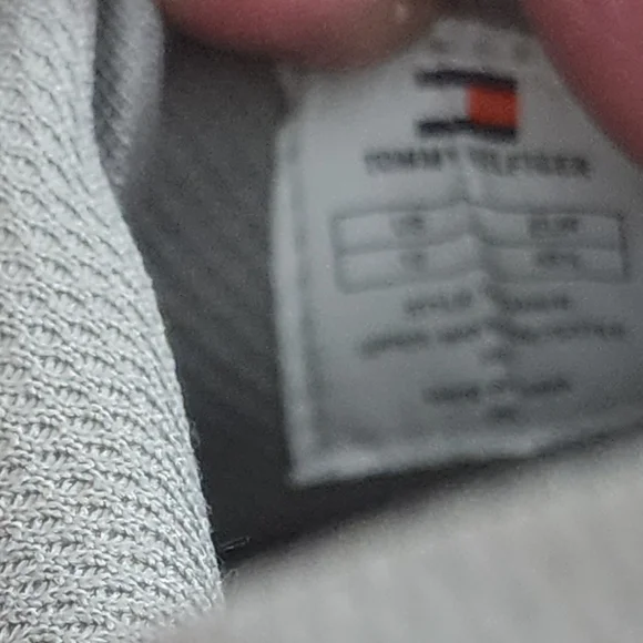 Tommy Hilfiger Gray and White Men's Shoes - Picture 6 of 6